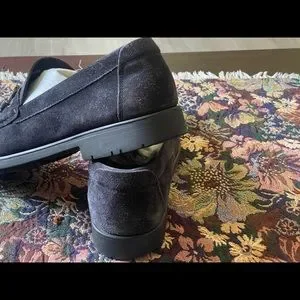 Salvatore Ferragamo Gancini Horse Bit Men’s Blue Suede Leather Loafers Size 13 D Salvatore Ferragamo | Shoes | Ferragamo Gancini Bit Dark  main image 3